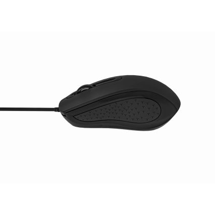 Ενσύρματο ποντίκι 1200 DPI USB-C μαύρο
