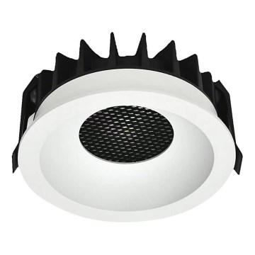 Ενσωματωμένο φωτιστικό LED/12W/230V 3000/4000/6400K Ø 8,6 εκ. λευκό