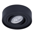 Εντοιχιστό σποτ οροφής NUSA 1xGU5,3/MR16/50W/12V στρογγυλό μαύρο