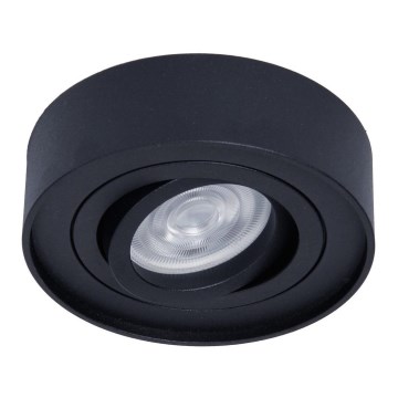Εντοιχιστό σποτ οροφής NUSA 1xGU5,3/MR16/50W/12V στρογγυλό μαύρο