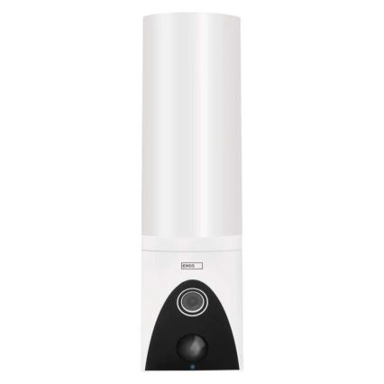 Έξυπνη εξωτερική κάμερα LED με φως GoSmart LED/12W/230V IP65 Wi-Fi Tuya λευκό