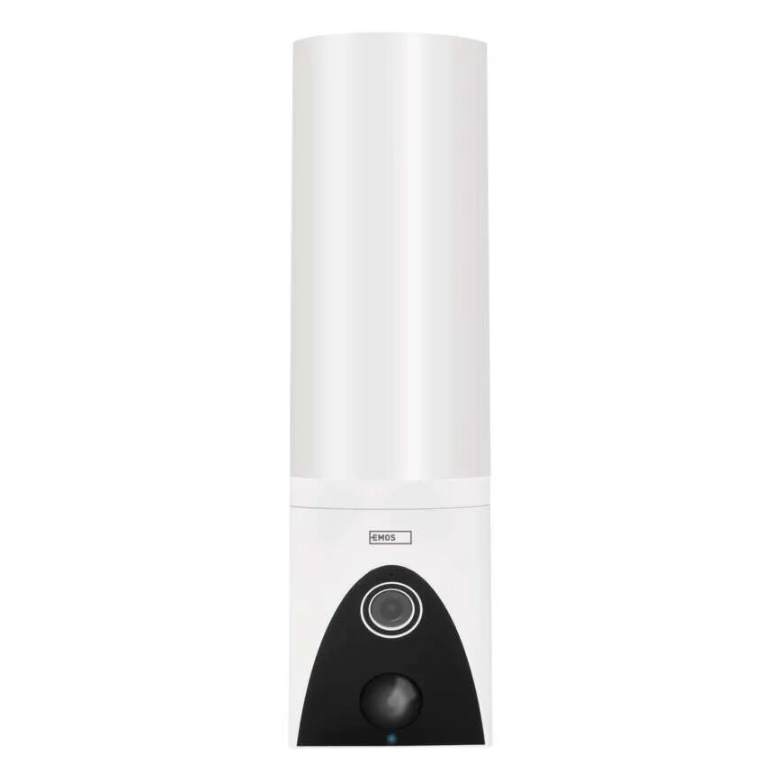 Έξυπνη εξωτερική κάμερα LED με φως GoSmart LED/12W/230V IP65 Wi-Fi Tuya λευκό
