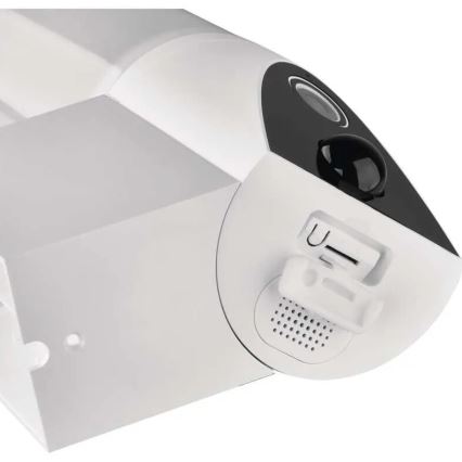 Έξυπνη εξωτερική κάμερα LED με φως GoSmart LED/12W/230V IP65 Wi-Fi Tuya λευκό