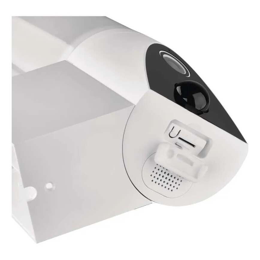 Έξυπνη εξωτερική κάμερα LED με φως GoSmart LED/12W/230V IP65 Wi-Fi Tuya λευκό