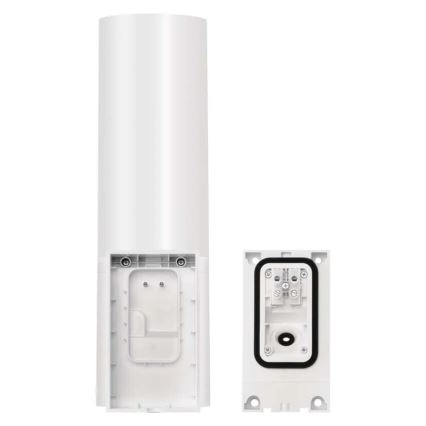 Έξυπνη εξωτερική κάμερα LED με φως GoSmart LED/12W/230V IP65 Wi-Fi Tuya λευκό