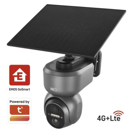 Έξυπνη ηλιακή κάμερα με αισθητήρα GoSmart 4G/LTE 10400mAh 5V IP65 Tuya