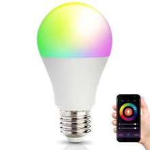 Έξυπνη λάμπα LED RGB με δυνατότητα ρύθμισης φωτισμού E27/9,5W/230V 2700-6500K Wi-Fi Tuya