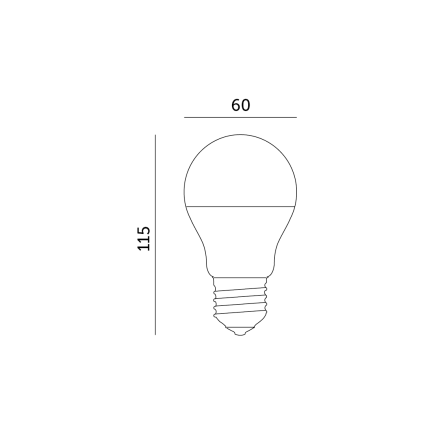 Έξυπνη λάμπα LED RGB με δυνατότητα ρύθμισης φωτισμού E27/9,5W/230V 2700-6500K Wi-Fi Tuya