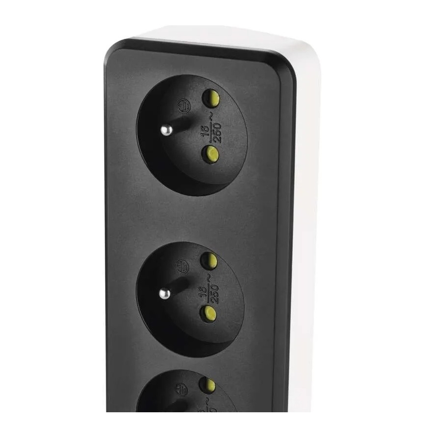 Έξυπνη πολύπριζα με διακόπτη GoSmart 4Z + 1xUSB-A + 1xUSB-C 2 μ Wi-Fi Tuya