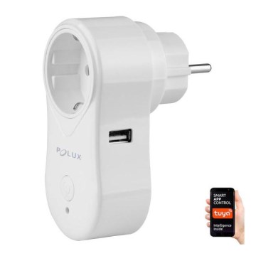 Έξυπνη πρίζα SMART 3400W/230V Wi-Fi Tuya + USB SCHUKO