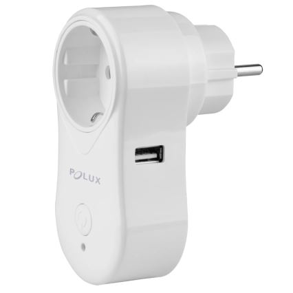 Έξυπνη πρίζα SMART 3400W/230V Wi-Fi Tuya + USB SCHUKO