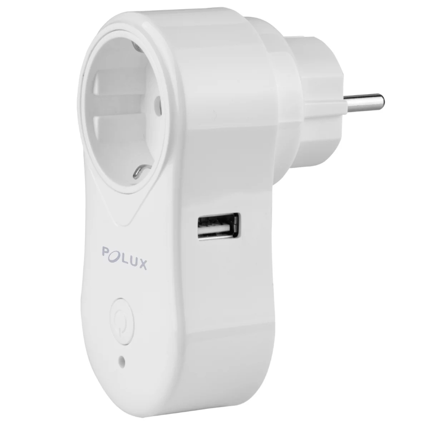 Έξυπνη πρίζα SMART 3400W/230V Wi-Fi Tuya + USB SCHUKO