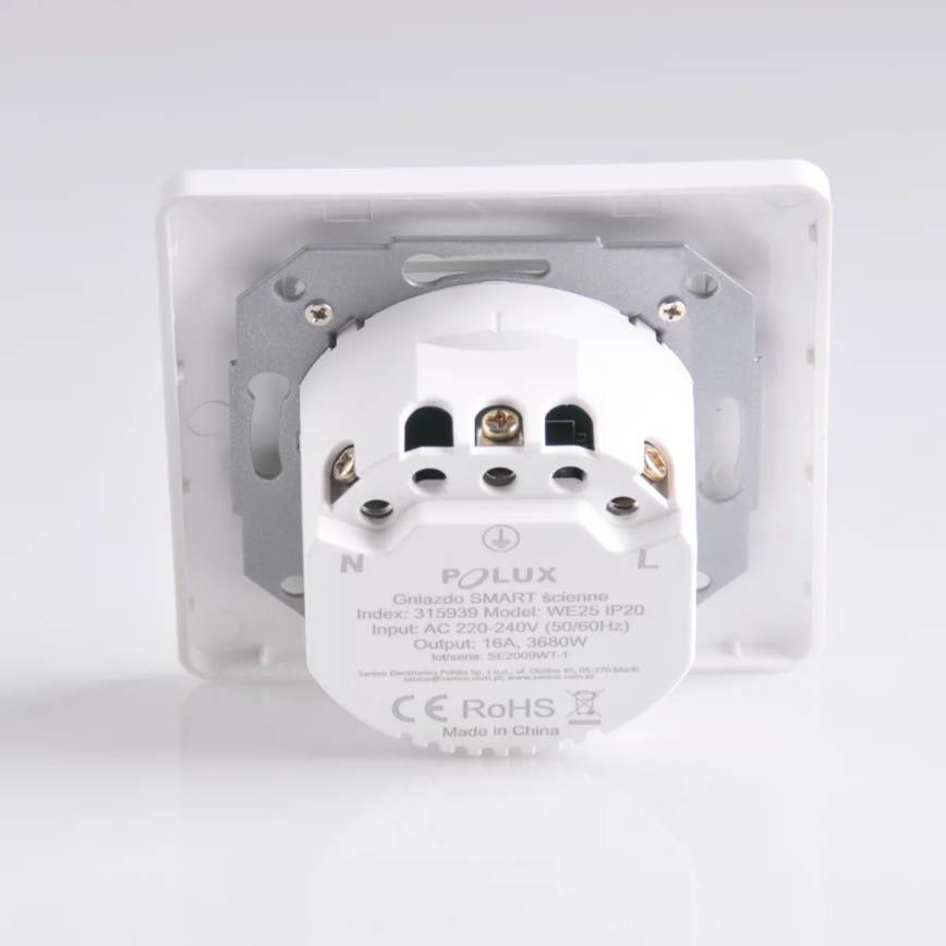 Έξυπνη πρίζα SMART 3680W/230V/16A Wi-Fi Tuya SCHUKO