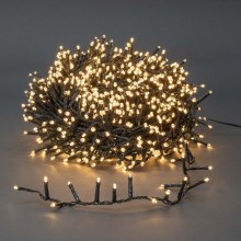 Εξωτερικά Χριστουγεννιάτικα λαμπάκια LED 1200xLED/7 λειτουργίες 27m IP44 ζεστό λευκό