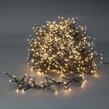 Εξωτερικά Χριστουγεννιάτικα λαμπάκια LED 1512xLED/7 λειτουργίες 14m IP44 ζεστό λευκό