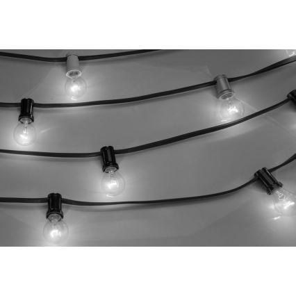 Εξωτερική διακοσμητική αλυσίδα GIRLANDA 17 μ 15xE27/15W/230V IP44