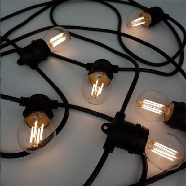 Εξωτερική διακοσμητική σειρά MIMOSA 20xE27/1,3W/230V IP44 10μ
