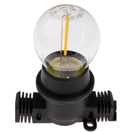 Εξωτερική διακοσμητική σειρά MIMOSA 20xE27/1,3W/230V IP44 20μ