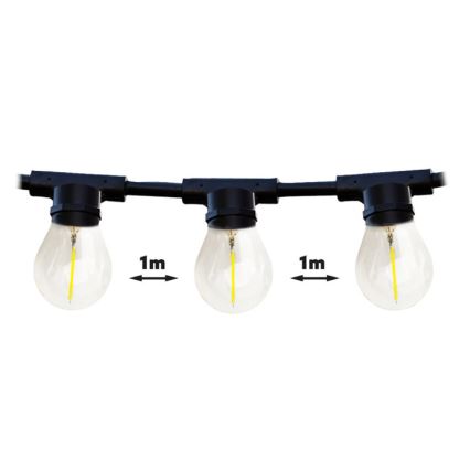 Εξωτερική διακοσμητική σειρά MIMOSA 20xE27/1,3W/230V IP44 20μ