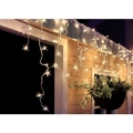 Εξωτερική Χριστουγεννιάτικη κουρτίνα LED 120xLED/8 λειτουργίες 9m IP44 ζεστό λευκό