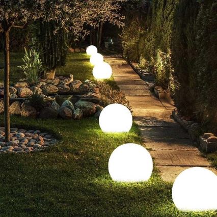 Εξωτερικό διακοσμητικό φωτιστικό GARDEN BALL 1xE27/40W/230V IP65 δ. 25 cm