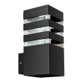Εξωτερικό επιτοίχιο φωτιστικό TEKSAS 1xE27/12W/230V IP44 ανθρακί