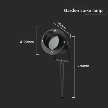 Εξωτερικό φωτιστικό 1xGU10/35W/230V IP65