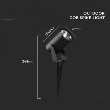 Εξωτερικό φωτιστικό LED 10W, 230V, 3000K, IP65
