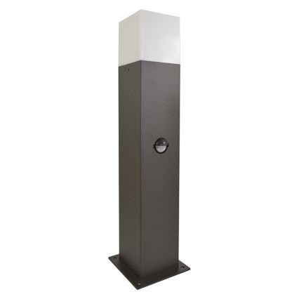 Εξωτερικό φωτιστικό με αισθητήρα NEW YORK 1xE27/12W/230V IP44 44 εκ ανθρακί
