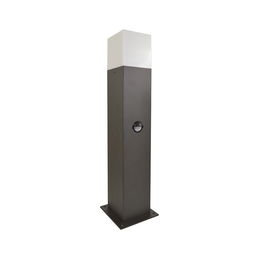 Εξωτερικό φωτιστικό με αισθητήρα NEW YORK 1xE27/12W/230V IP44 44 εκ ανθρακί