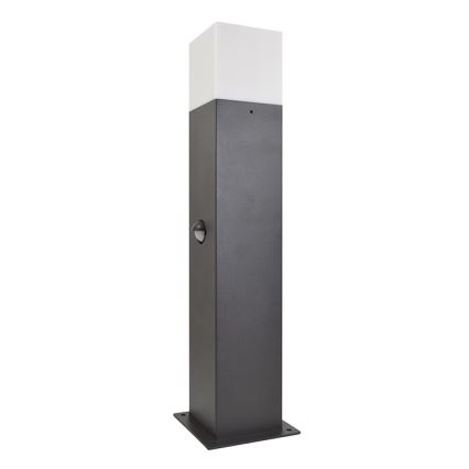 Εξωτερικό φωτιστικό με αισθητήρα NEW YORK 1xE27/12W/230V IP44 44 εκ ανθρακί