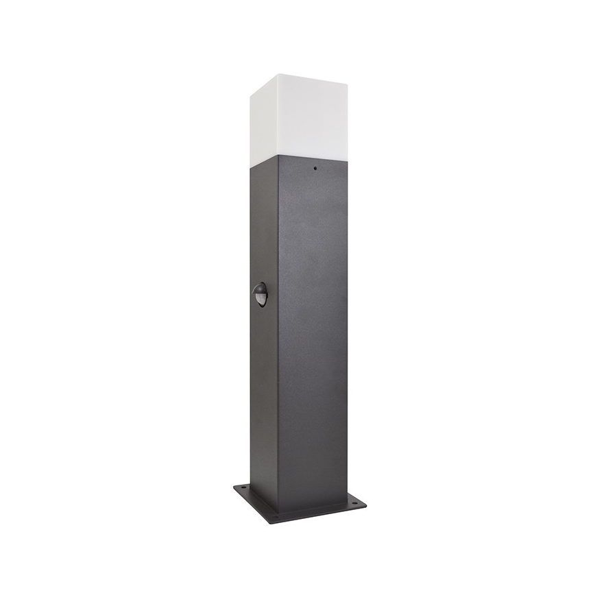 Εξωτερικό φωτιστικό με αισθητήρα NEW YORK 1xE27/12W/230V IP44 44 εκ ανθρακί