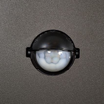 Εξωτερικό φωτιστικό με αισθητήρα NEW YORK 1xE27/12W/230V IP44 44 εκ ανθρακί