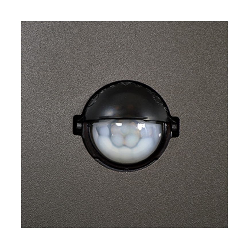 Εξωτερικό φωτιστικό με αισθητήρα NEW YORK 1xE27/12W/230V IP44 44 εκ ανθρακί
