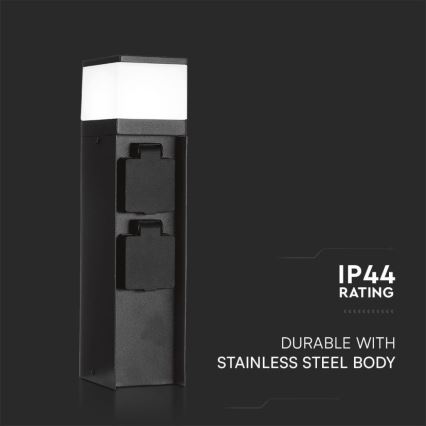 Εξωτερικό φωτιστικό με 2 πρίζες 1xG9/11W/230V IP44