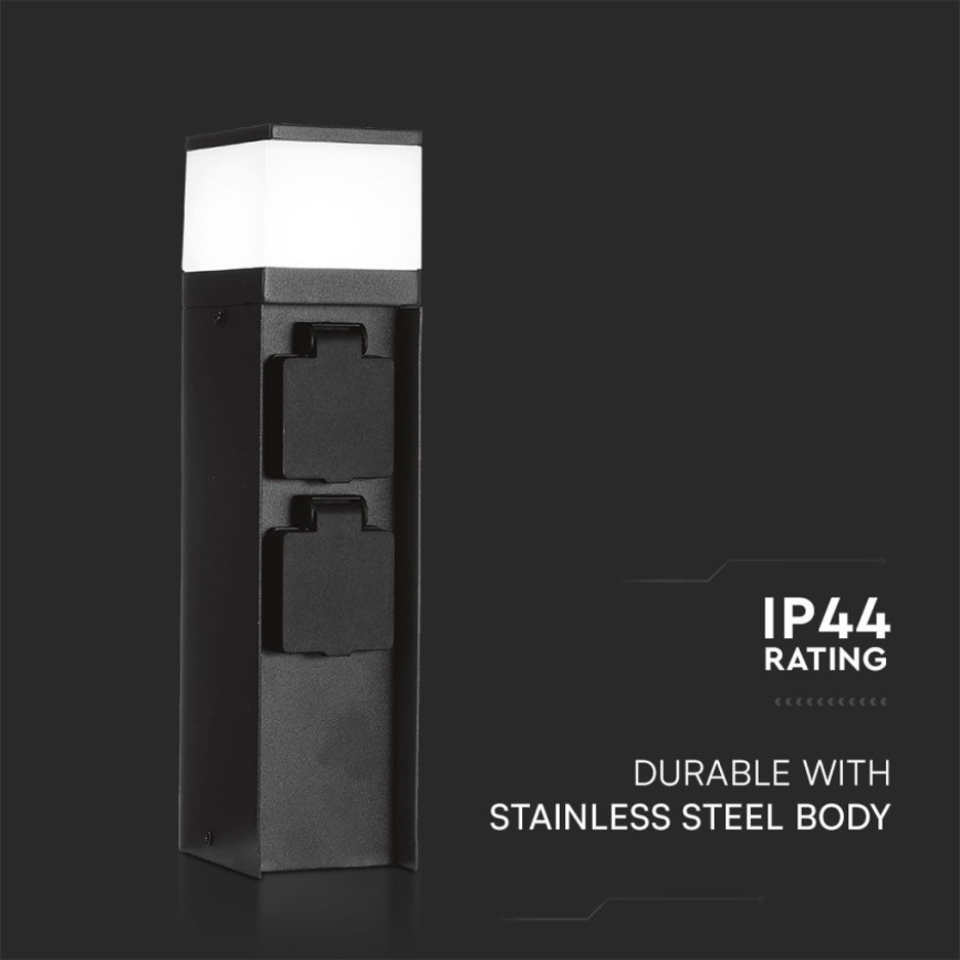 Εξωτερικό φωτιστικό με 2 πρίζες 1xG9/11W/230V IP44