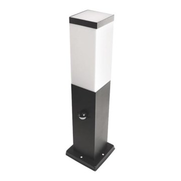 Εξωτερικό φωτιστικό με αισθητήρα SOPPA 1xE27/60W/230V IP44 45 εκ. μαύρο