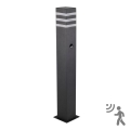 Εξωτερικό φωτιστικό με αισθητήρα TEKSAS 1xE27/12W/230V IP44 74 εκ. ανθρακί