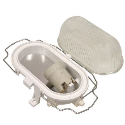Εξωτερικό φωτιστικό οροφής RADUS 1xE27/60W/230V IP54 λευκό