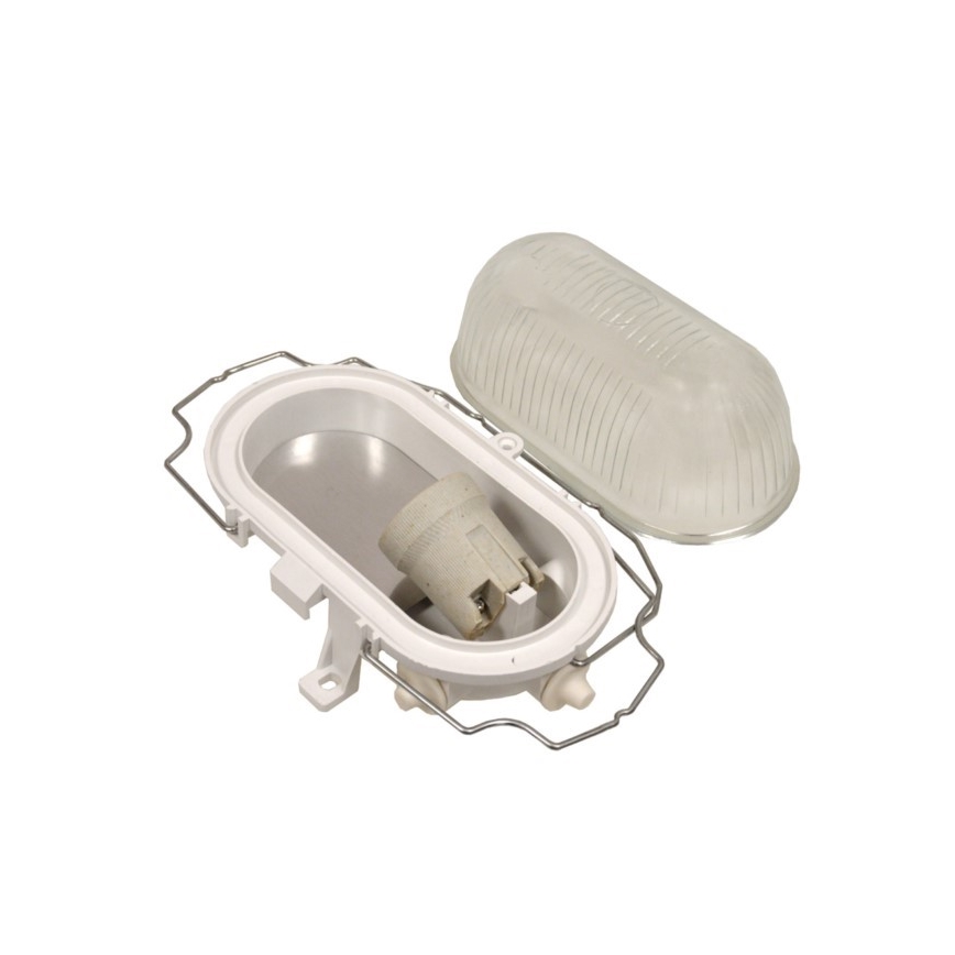 Εξωτερικό φωτιστικό οροφής RADUS 1xE27/60W/230V IP54 λευκό