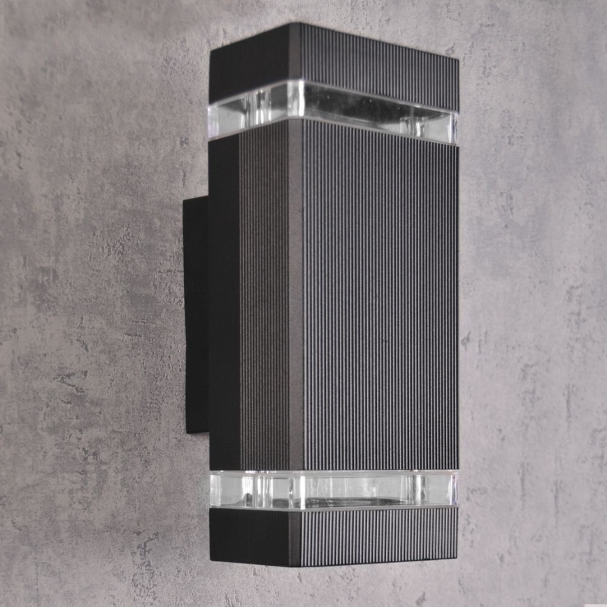 Εξωτερικό επιτοίχιο φωτιστικό GILBERT 2xGU10/10W/230V IP44