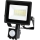 Εξωτερικός προβολέας LED με αισθητήρα LED/20W/230V IP44 6500K μαύρο