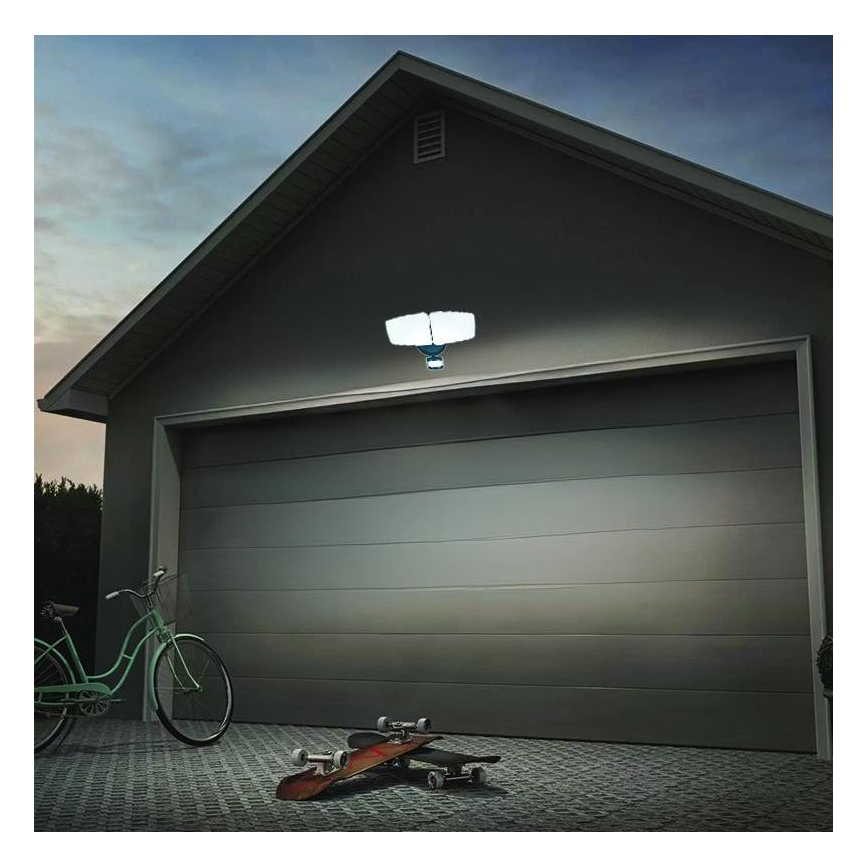 Εξωτερικός προβολέας LED με αισθητήρα LED/24W/230V 3000/4000/6000K IP54 ανθρακί