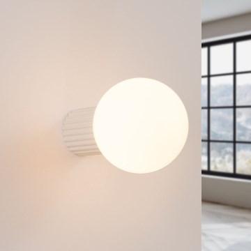 Επιτοίχιο φωτιστικό μπάνιου HALO 1xG9/8W/230V διάμετρος 12 cm IP44 κρεμ