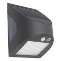 Επιτοίχιο ηλιακό φωτιστικό LED με αισθητήρα LED/3W/3,7V 3000/4000K 1200 mAh IP54 ανθρακί