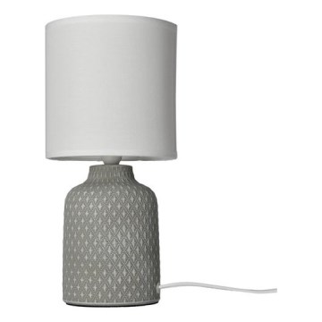 Επιτραπέζια λάμπα INER 1xE14/40W/230V γκρι