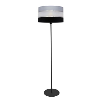 Επιδαπέδιο φωτιστικό HELEN 1xE27/15W/230V μαύρο/γκρι/ασήμι
