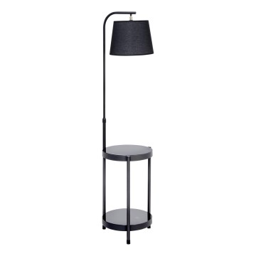 Επιδαπέδιο φωτιστικό with έπιπλο 1xE27/60W/230V USB μαύρο