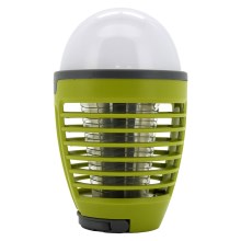 Επαναφορτιζόμενη ηλεκτρική εντομοπαγίδα & Λάμπα LED L LED/2W/3,7V IPX4 πράσινο