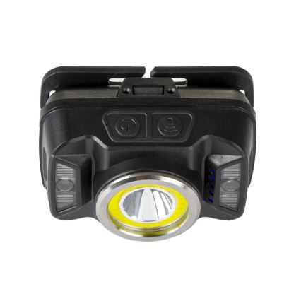 LED Dimming επαναφορτιζόμενο φακός κεφαλής με αισθητήρα και κόκκινο φωστικό LED/15W/5V IP66 430 γυαλιστερό 1800 mAh